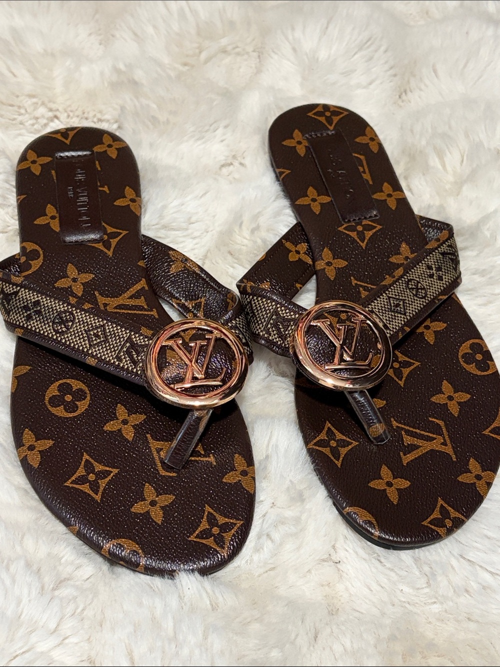 Brown Thong Sandals